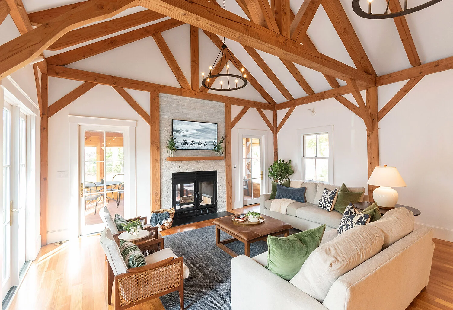 custom post and beam massachusetts interior design - Dana Chiles - Owner at Daisher Chiles Companies Ltd